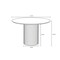 Manhattan Comfort Round Dining Set of 5, 47.24 in L, American Solid Ash Wood, Black 4-DT03ACCA02-BK - alternate 7